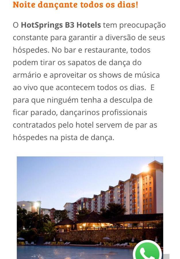 Hot Springs Hotel Caldas Novas-Flat Vip Екстер'єр фото